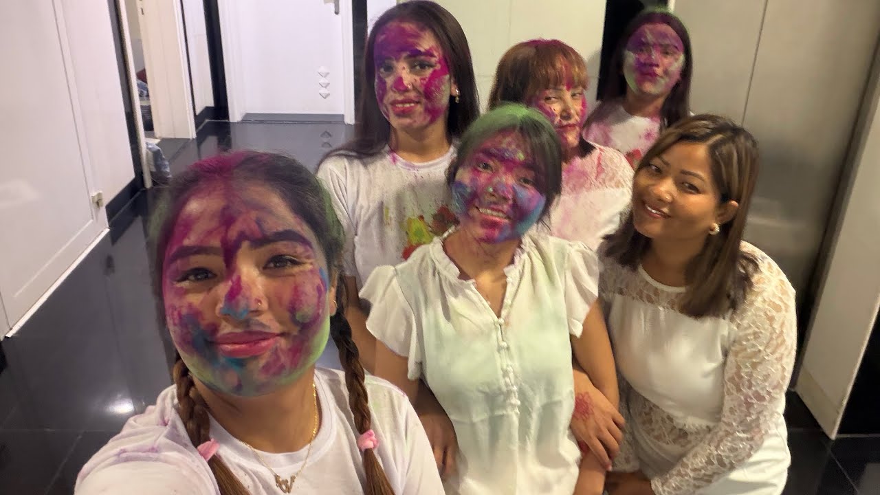 Happy holi everyone #love 2082/ 😂