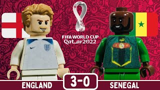 England 3-0 Senegal | LEGO World Cup Highlights screenshot 5