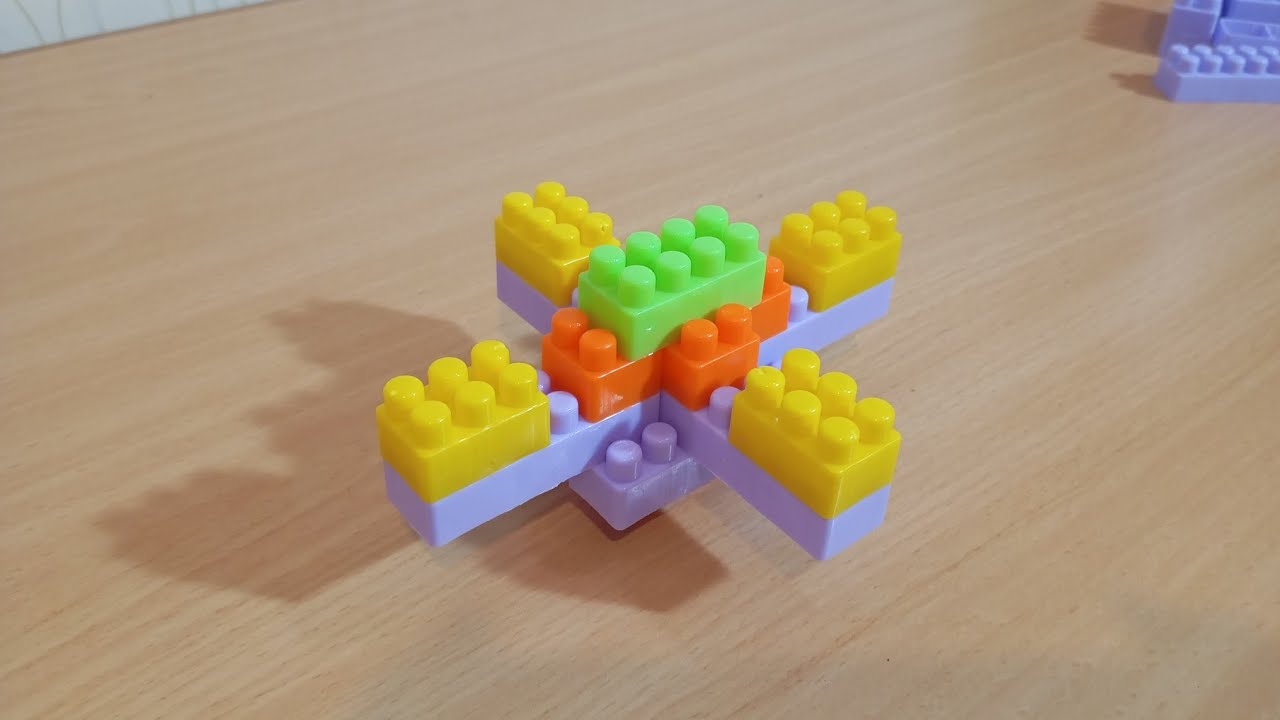 Satisfying Building Block Spinning Top | Relaxing DIY Tutorial