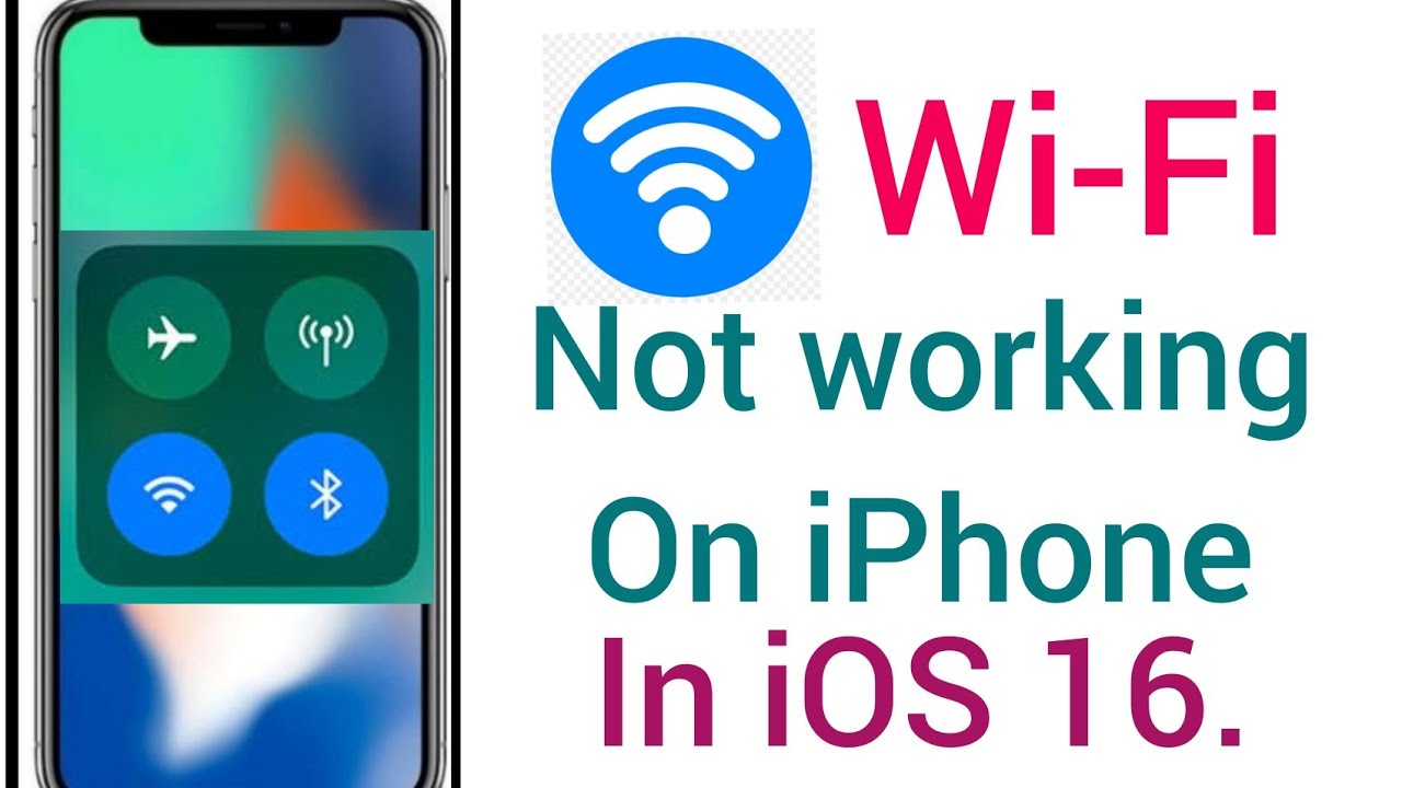How to fix Wi-Fi not working on iPhone in iOS 16. (2022) - YouTube