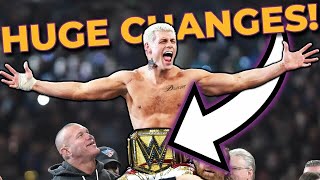 Major WWE Title Change - Cody Rhodes Booking Plans!