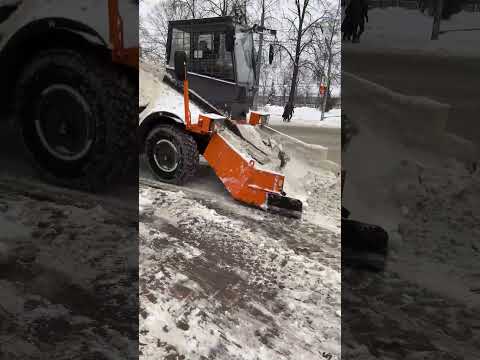 Так чистят дороги в Ярославле! Уборка снега.