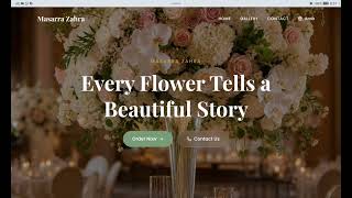 Build Flower Shop Website 