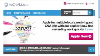 Apply for Caregiver and CNA Jobs at myCNAjobs