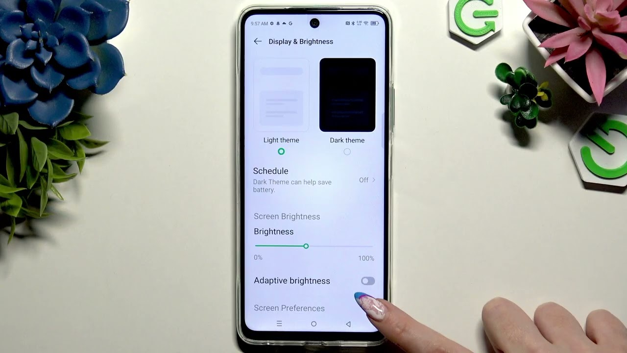 INFINIX Hot 50 – Turn On or Off Adaptive Brightness