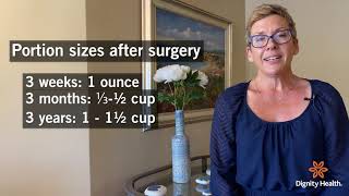 St. John's Center for Surgical Weight Loss:  Portion Sizes after Weight Loss Surgery