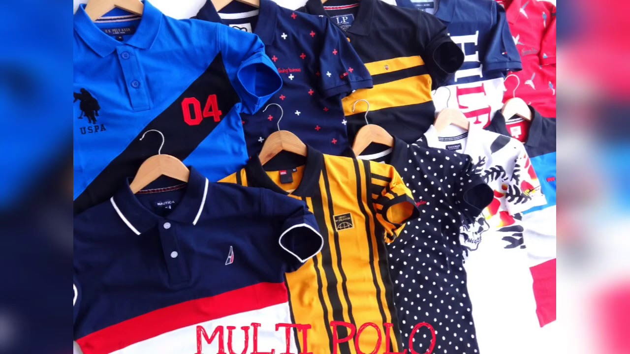 Polo t shirt at 230 Rs ( plain ) 280 Rs (strips) at 240 gsm and above