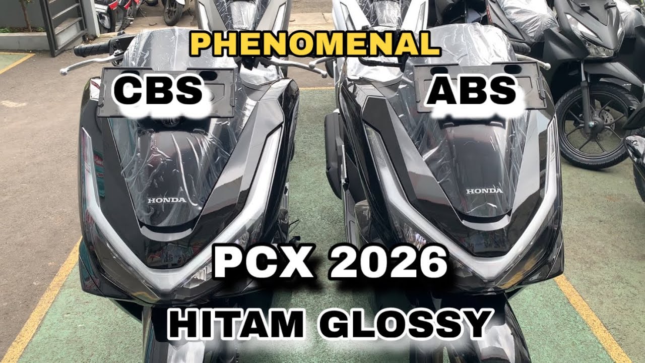 PHENOMENAL BLACK‼️NEW PCX 160 2026 CBS dan ABS