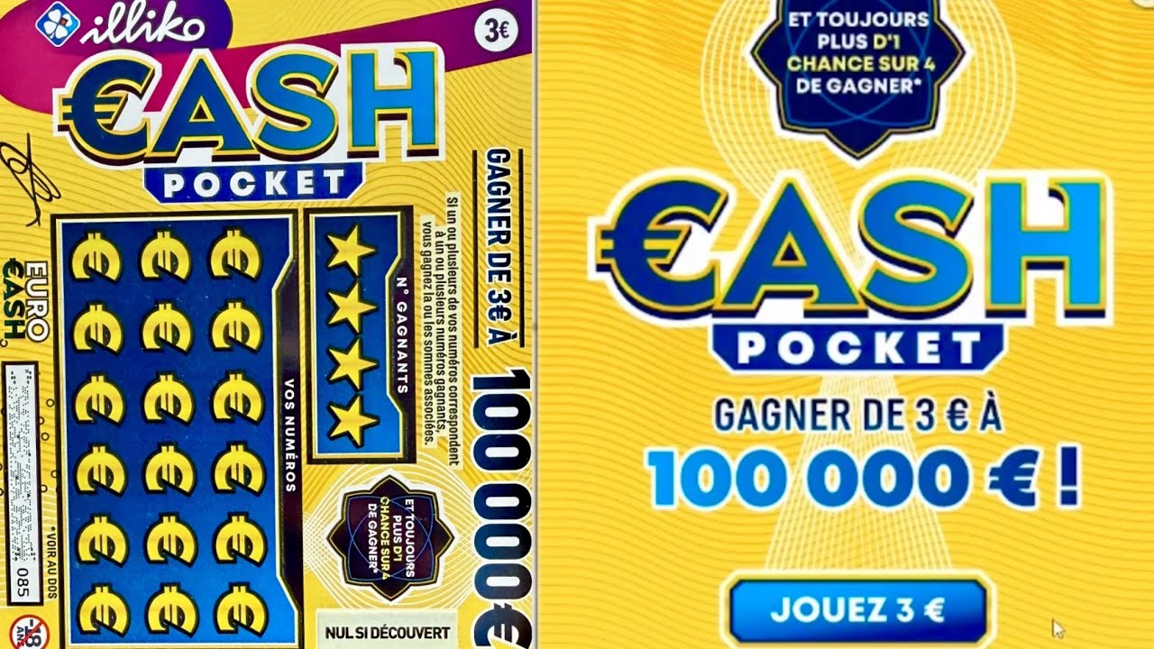 15 CASH POCKET VS 15 CASH POCKET EN LIGNE !!