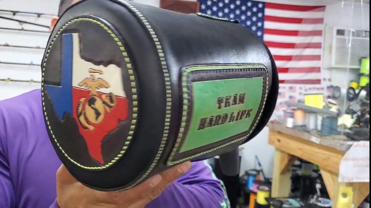 Largest Reel Cover Ever For Avet 130trx Custom Made By Jac'd Up Leather Works New Tackle unboxing
