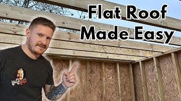 How i Built a Garden Room Workshop Flat Roof Quickly - Workshop Build PT4