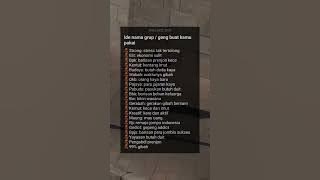 ide nama grup atau geng lucu kocak