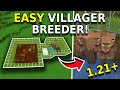EASIEST Villager Breeder Tutorial Java Bedrock 
