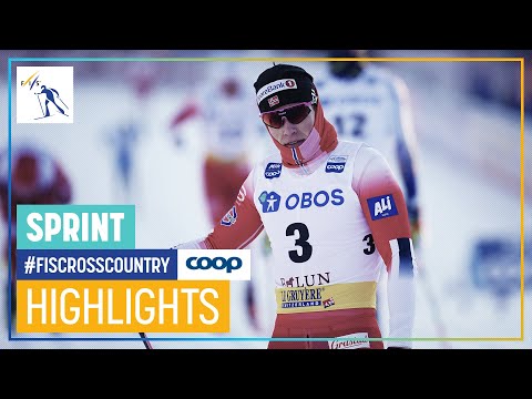 Klaebo back to winning ways | Men's Sprint C | Falun | FIS Cross Country