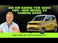 280 km RANGE for $5500 USD - new model EV coming soon