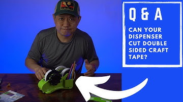 Q&A: Can the Echomerx Multi-Roll Semi-Automatic Tape Dispenser Cut Double-Sided Craft Tape?
