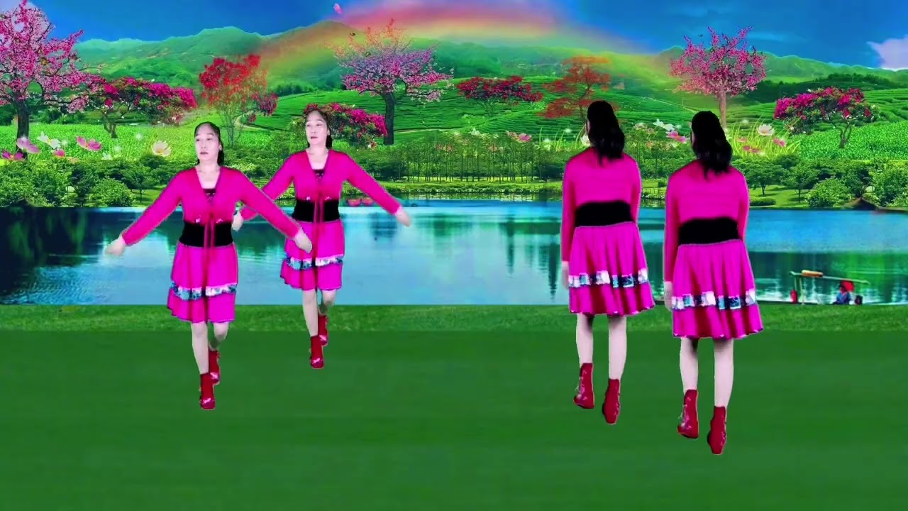 经典老歌广场舞《祝福》林翠萍演唱，歌声甜美，好听又好看