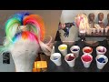 Arrogant Tae Inspired Rainbow Colored Wig ft The Janet Collection Brazilian Bundle 1 Pack Solution