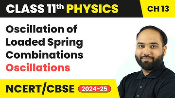 Oscillation of Loaded Spring Combinations - Oscillations | Class 11 Physics Chapter 13 | CBSE 2024