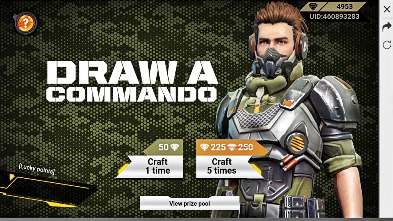 DRAW A COMMANDO EVENT FULL DETAILS || Craft a Commando & Win Assault ...