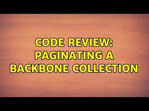 Code Review: Paginating a Backbone collection