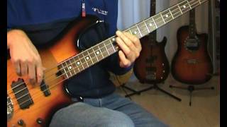 Video thumbnail of "The Greg Kihn Band - Jeopardy  - Bass Cover"