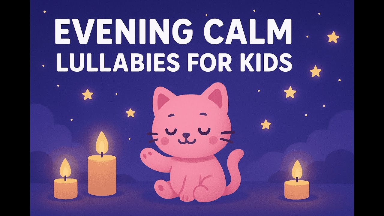 Evening Calm Lullabies | Sleep Music for Kids & Babies | PixelTunesKitty
