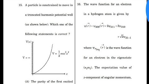 9. MH-SET | Physical Science | 23 June 2019
