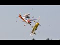 RC PLANE CRASH ! DEANOS 3D HOBBY SHOP EDGE 540 MIDAIR COLLISION WITH A PILOT RC LAZER - 2021