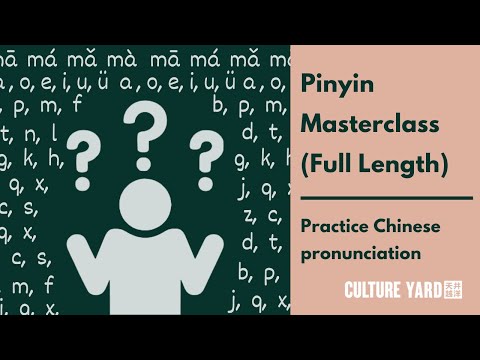 Learn Chinese Pinyin For Beginners HSK 1 Full Length Lesson