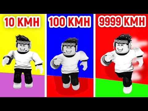 ROBLOX AMA HER SANİYE +1 HIZ ALIP 75,543 KMH KOŞTUM!