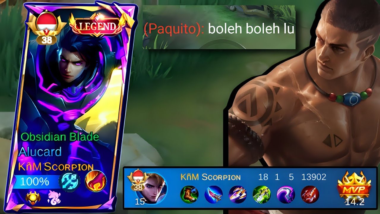 INSANE MATCH BANTAI MUSUH SAMPAI 18 KILL TANPA MATII || MOBILE LEGENDS ...