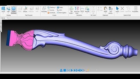 Programa completo de balastro en cuarto eje con FeatureCAM parte2 CAD CAM