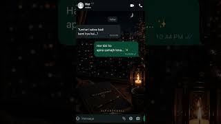 Aitbaar 🖤Kami 🌙Mohabbat ✨Khamoshi 🥀Tanhai 🌌Dard 🤍Wafa 🍂Ehsaas 💫 #whatsappstatus #whatsappchat #love