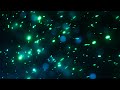 Bright Flying Green Fire Sparks Looped Background Animation | Free Version Footage