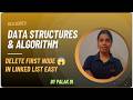 Linked List Deletion at Beginning Explained 🔥 | DSA in Hinglish | BCA | by Palak di