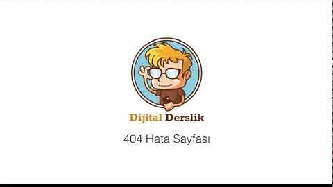404 Hata Sayfaları - SEO Eğitimi