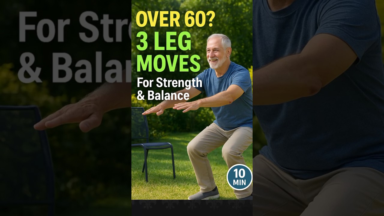 Over 60? 3 Daily Leg Exercises Every Senior Should Try – Strength & Balance Made Easy