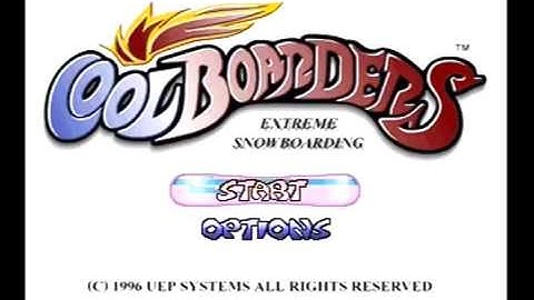 [Ps1] Introduction du jeu "Cool Boarders" de l