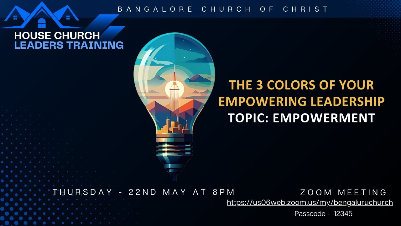 Bangalore House Church Leaders Training