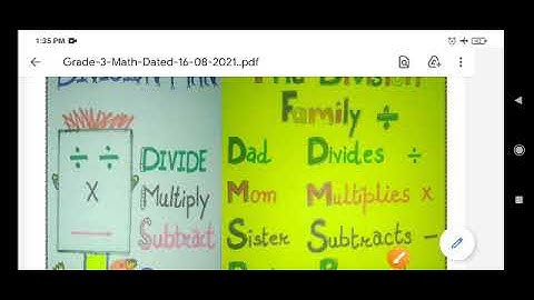 Grade 3 Math Dated 16 08 2021