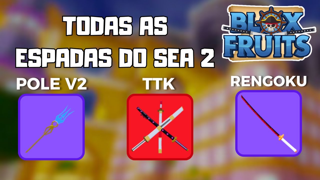 Peguei TODAS AS ESPADAS do SEA 1 no Blox Fruits #roblox #bloxfruits