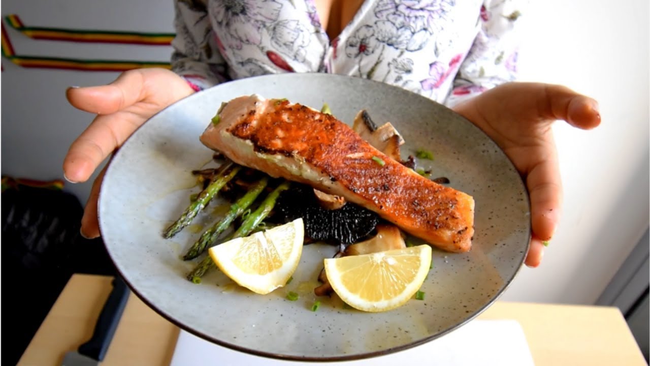 Atlantic Salmon With A Medley Of Mushrooms How To Cook Crispy Salmon