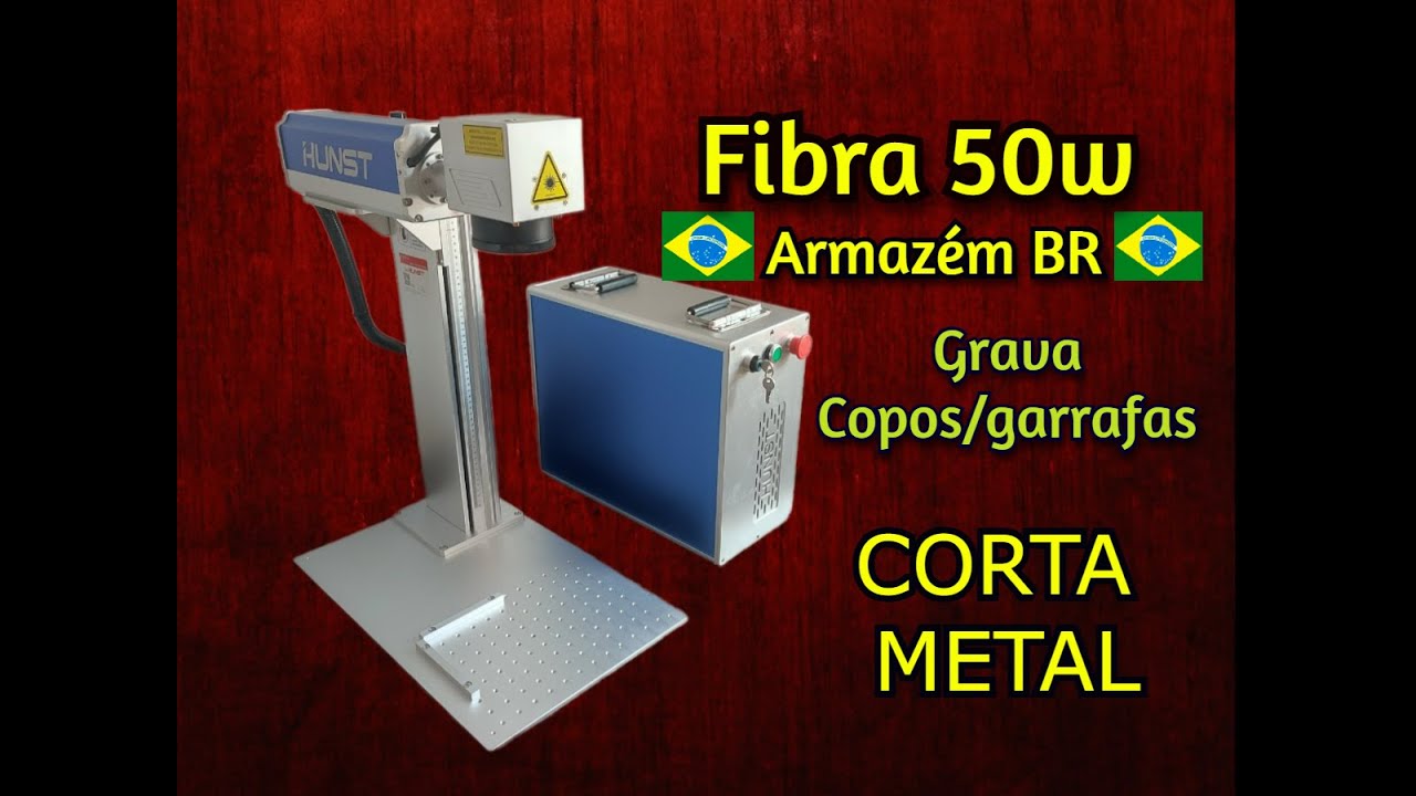 Review Fiber Laser HUNST 50w - ESTOQUE BRASIL