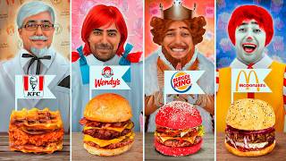 THE RAREST BURGERS IN THE WORLD FROM McDonald's / Burger King / KFC/ Wendy’s! Which one is the BEST