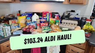 IT'S COLD OUTSIDE! || $103.24 GROCERY HAUL WITH PRICES by No Getting Off This Train 1,159 views 2 months ago 7 minutes, 14 seconds