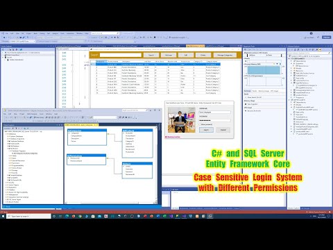 Online Course: C# SQL Server (Entity Framework Core) : Case-Sensitive Login System with Permissions