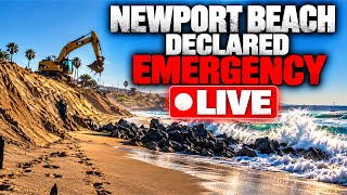 🔴 LIVE: The Wedge Coastal Emergency | Massive High Tides & Road to 100K!