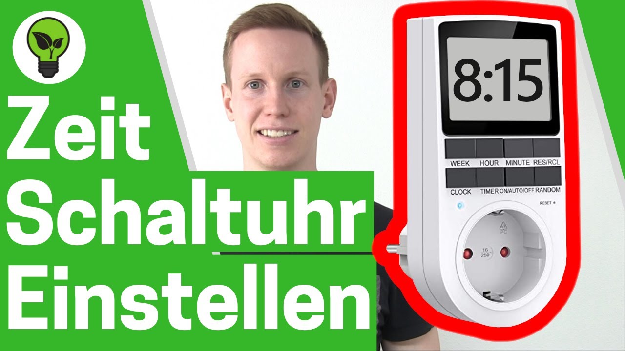 Digitale Zeitschaltuhr Einstellen ✓ GENIALE ANLEITUNG: Wie Digital Timer  für Steckdose Anschließen? 