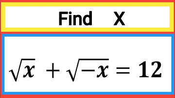 Radical problem|Nice algebra math problem| Find the value of X|Brazil can you solve this|